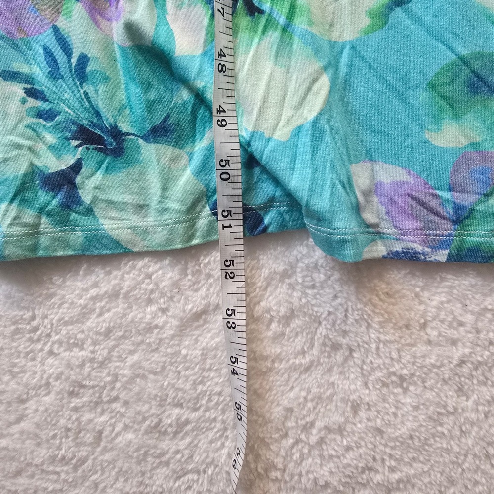 Soft Surroundings Floral Summer Maxi Dress Resort Boho Viscose Garden Stretch 2X - Picture 8 of 10